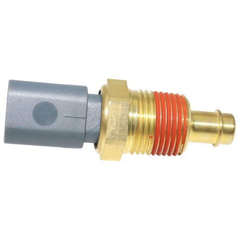 OSKYUO engine coolant temperature sensor with brass threaded body, red O-rings and gray plastic connector