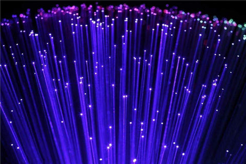 AKEPO PMMA end-glow fiber optic cables, 0.75mm dia, 6.5ft, blue-purple glow for star ceiling kits (100 pcs)