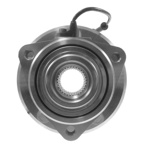 2Pc Front Wheel Bearing Hubs Assembly For Jeep Wrangler 2011-2017 And 2018 JK, Front Left And Right, 5 Lug, ABS Sensor Wire, Triangular Flange, Direct Replacement Wheel Bearing Kit