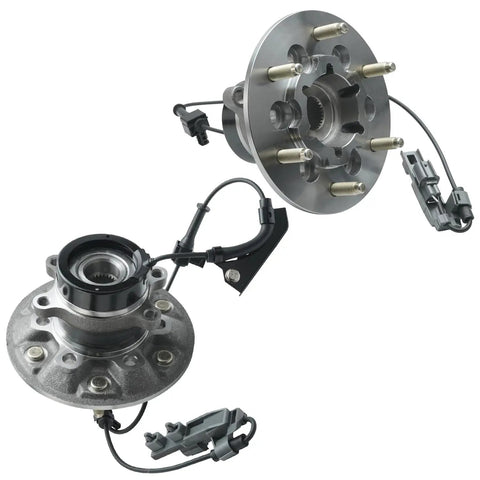 4X4 Front CV Axle Shafts And Front Wheel Hub Bearings Replacement Kit For 2004 2005 2006 2007 2008 Chevy Colorado GMC Canyon Isuzu