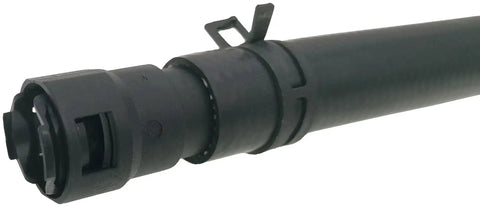 Close-up of HVAC Heater Hose Assembly for Ford and Lincoln Direct Replacement Durable Temperature Resistant Hose Prevents Cracking And Leaks Fits Select Years And Models Easy Install Cost Effective