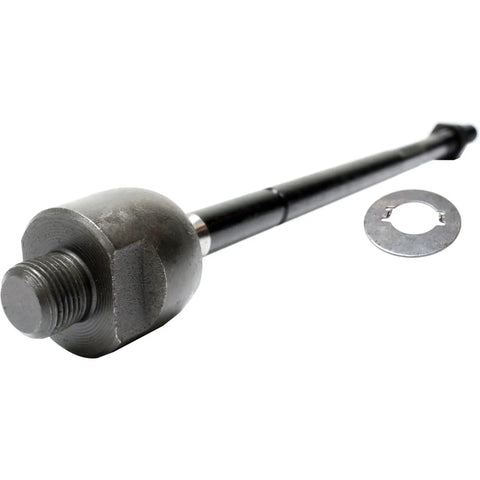 Close-up of a tie rod end from a Wheel Hub Bearing Assembly Kit with Tie Rod Ends, Set of 6, Direct Fit Replacement for Buick LeSabre 2001-2005; Lucerne 2006-2011; Cadillac DTS 2006-2011; 5-lug ABS, replaces 88964168.