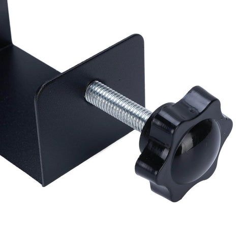 Close-up view of Anti-Theft Doorbell Mounting Bracket Kit for Video Doorbell Installation And Office Entryway Security, black knob.