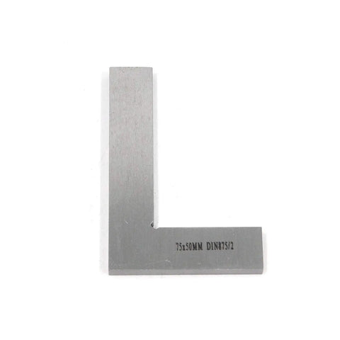 Pro Grade Carbon Steel Machinist Square For Precision Layout And Woodworking Right Angle Ruler 75x50mm 2.95x2 Inch Engineer Square