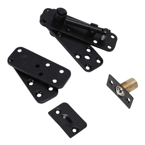 Concealed Pivot Hinge For Secret Doors And Bookcases, Built To Last Heavy Duty 570Lb Load Bearing, 360 Degree Rotation, Silent Operation, metal hardware