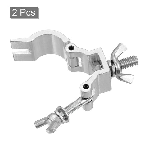 Heavy Duty Aluminum Stage Lighting O Clamp For 0.98 To 1.18 Inch OD Tube Sturdy Truss Clamps With Single Buckle Handles Up To 100 Lb 2 Pack