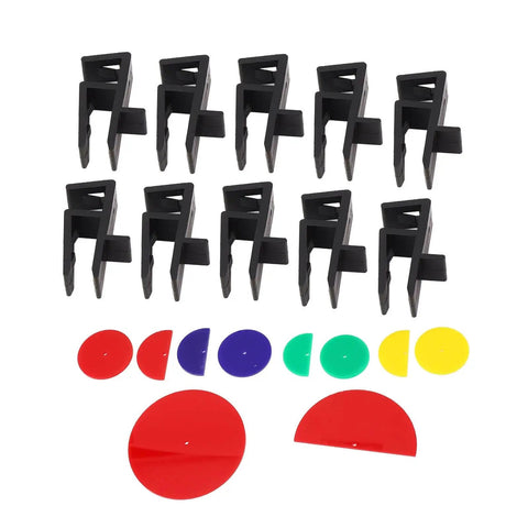 Woodworking Scribing Jig Set For Cabinets And Furniture Assembly Built With Pro Grade ABS Plastic for precise marking tools displayed