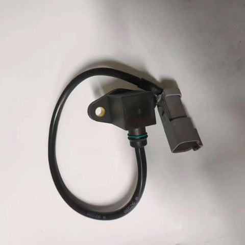 R902602512 Replacement Speed Sensor, Bosch Rexroth compatible, showing wiring and connector for industrial drives and vehicles.