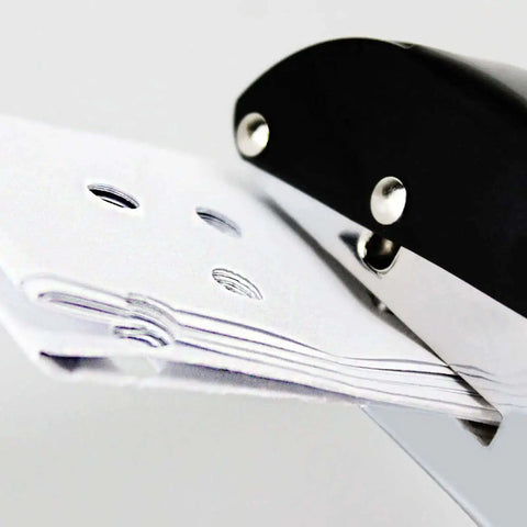 Heavy Duty Metal Hole Punch 3mm Single Hole Puncher punching holes in paper, 25 sheets capacity, handheld DIY tool for office and home use
