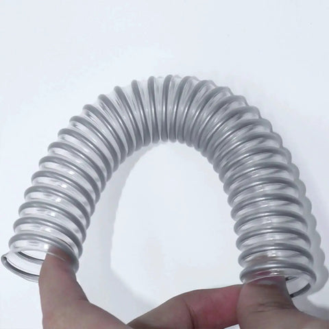 Pack Of 2 Flexible Lower Vacuum Hose Replacement Parts For Home Cleaners, ABS Rubber Composite, flexible and wear-resistant
