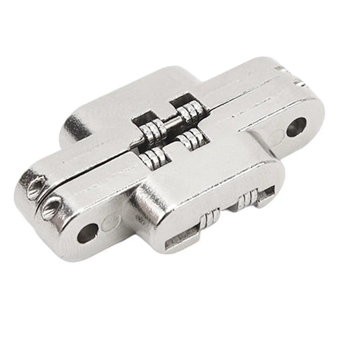 Mini Zinc Alloy Cross Hidden Hinge Kit For Jewelry Boxes And Cabinets 4 Pieces With 180 Degree Swing DIY Friendly Invisible Hinge