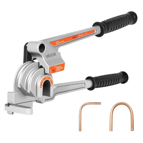 3 In 1 Tube Bender For Copper And Aluminum Pipes, Handy Manual Level Bending Tool For One Quarter, Three Eighths, And One Half Inch OD