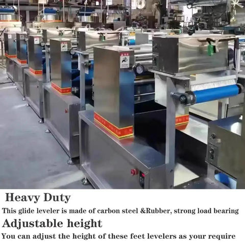 Heavy Duty Leveling Screw Leg With 3.94 Inch Diameter Base, 150 Millimeters Long, Adjustable Leveling Feet M30 Thread in factory