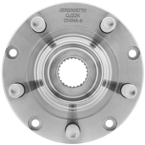 Two Pack Rear Wheel Hub Bearing Assembly With Repair Kit For Impreza Forester Legacy AWD Models 1992-2007, front view