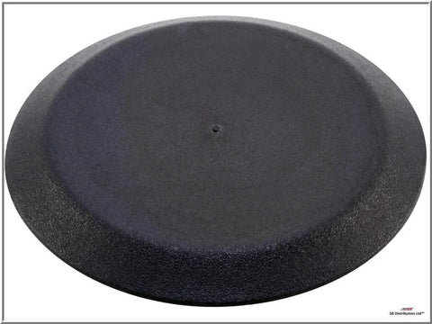 Caplugs Half Inch Flush Mount Hole Plug Black Plastic With Flush Button Head For Sheet Metal Fits Half Inch Holes Pack Of 25