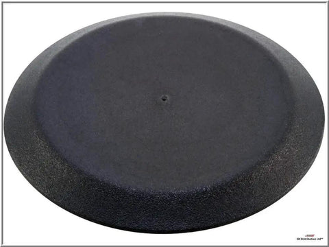 2 Inch Flush Mount Black Polyethylene Hole Plug For Sheet Metal For 2 Inch ID Holes Panel Thickness 0.03 To 0.08 Inches