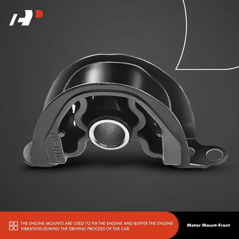 Front view of 5 Piece Engine And Transmission Mount Set For Honda CR V 1997 1998 1999 2000 2001 Four Cylinder Two Liter Automatic Transmission