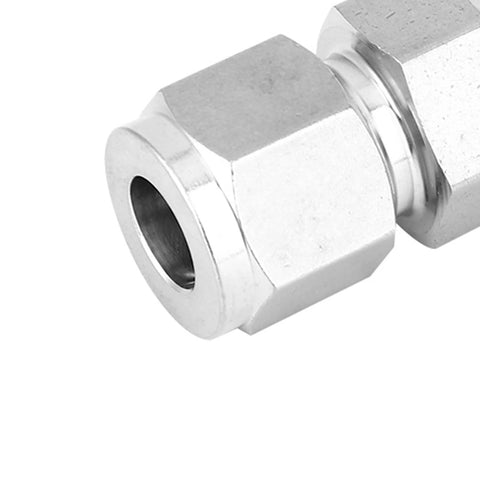 Stainless steel BSPP female-thread check valve, 3/8 inch, one-way for water/oil/gas pipes.