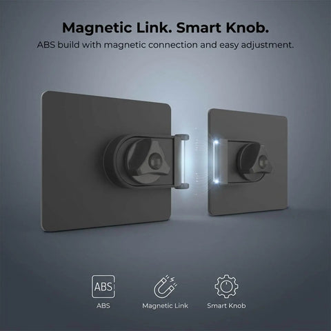 Two Pack Magnetic Monitor Bracket For All Computer Monitors Curved And Flat Screens with ABS build and smart knob.