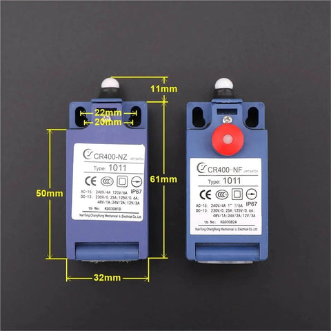 Elevator Speed Limiter Buffer Tension Wheel Switch With Manual Reset And Automatic Reset 1Pcs Unit Compatible With CR400-NZ And CR400-NF