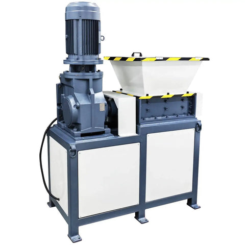 Beast Mode Heavy Duty Biaxial Shredder Machine With 7500W Four Stage Motor For Plastic Rubber Wood Metal And Electronics Waste 220V 19 Blades And Easy Maintenance By WYDDDARY