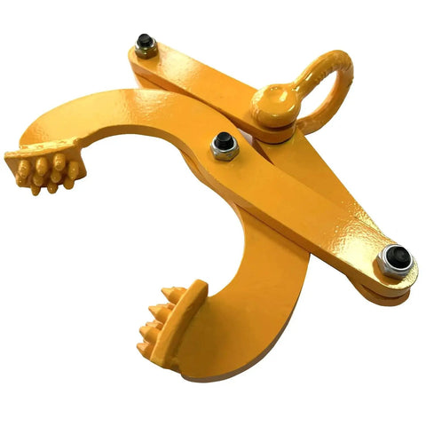 Heavy Duty Pallet Puller Clamp With 8 Inch Jaw Opening for pallets wood trees, steel construction, side view