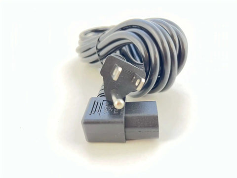 8 Foot Heavy Duty AC Power Cord For Scales And Food Price Displays Plug In Replacement Part Fits Digital Price Tags Produce Meat And Deli Counters 60Lb Capacity UL Listed RoHS Black.