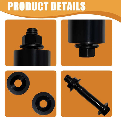 Heavy Duty Dimpling Die Tool For DZUS Fasteners In Industrial Metal Fabrication Kit 0.75 Inch By 0.2 Inch Quick Turn Quarter Turn Black Oxide Chromoly Steel Construction For Beefed Up Durability components