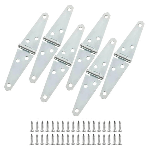 3 Inch Strap Hinges Heavy Duty Surface Mount Hinges With Mounting Screws For Barn Doors Wooden Boxes Deck Hatches Cabinets And Marine Use