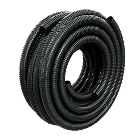 30 Ft Split Wire Loom Tubing One Quarter Inch Inner 6mm Outer 9mm Cord Protector For Wires And Cables Black Easy Split Design