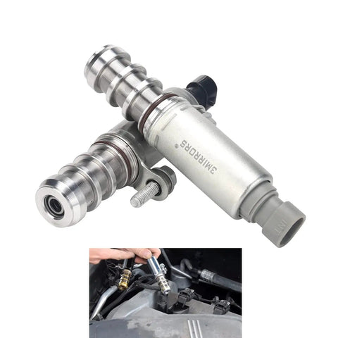 Camshaft Position Actuator Solenoid Valve Kit For GM Cars 2.0L 2.2L 2.4L Engines Fits Chevy Malibu Equinox Cobalt HHR Pontiac G6 Terrain Saturn Aura Buick Verano And More Replaces 12655420 12655421 VVT Intake Exhaust
