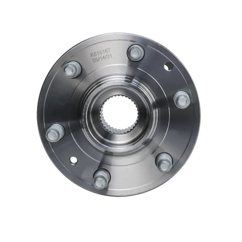 2 Pack Front Wheel Bearing Hubs Assembly For 2015-2021 Chevy Colorado And GMC Canyon 4WD Front 6 Bolt ABS Tone Ring Hub Replacement Bearings Set Premium Quality Replacement Kit viewed from top