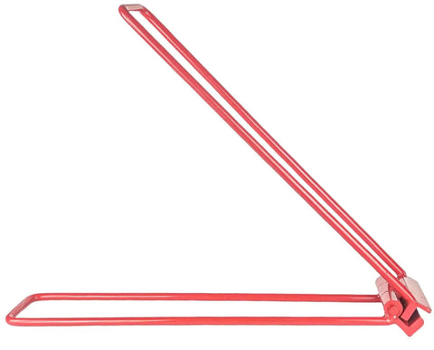 Side view of Built Tough 2 In 1 Sheet Metal Hand Seamer For Standing Position Bending And Seaming Edge Metal, red tool for metalwork.