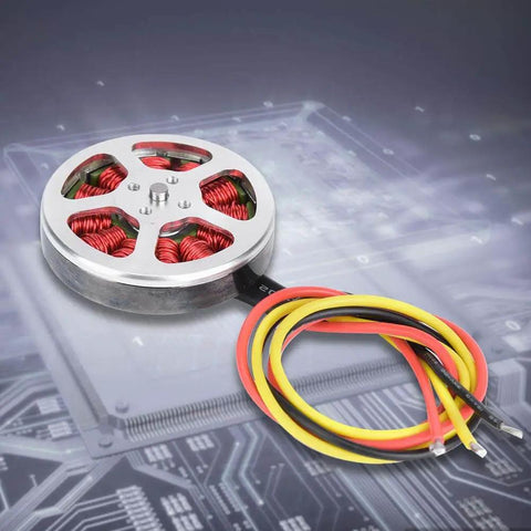 Heavy Duty Brushless Motor 5010 360KV For Outdoor Multi Axis Loads With Hollow Cover And Double Bearings Low KV Power High Torque
