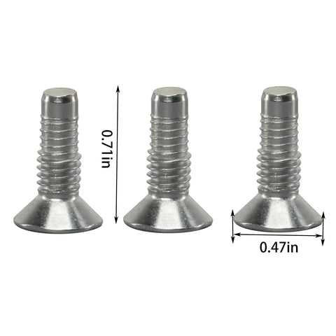 Three Pack Flat Head Door Latch Lock Mount Screw M6x18.5mm For Actuator Motor Mount Bolt Outer Handle Replacement