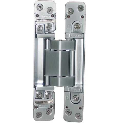 Heavy Duty Invisible Door Hinge With 3 Way Adjustment For Vertical, Horizontal And Depth, Hidden Screws For Clean Look