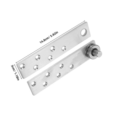 Heavy Duty Stainless Steel Hidden Door Pivot Hinge With 360 Degree Rotation For Secret Doors And Bookshelves Heavy Load Bearing