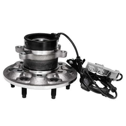 Front view of Front Left Wheel Bearing And Hub Assembly For 2004-2008 Chevy Colorado, Canyon, And Isuzu i-350/i-370 4x4 With ABS