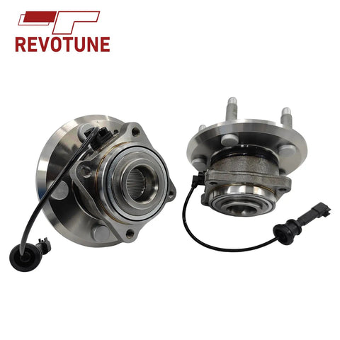 Rear Wheel Hub Bearing Assembly Set Of 2 Model 512440 for Chevy Equinox and GMC Terrain with ABS 2010-2017