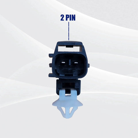 Front view of Ambient Air Temperature Sensor Compatible With Toyota Camry RAV4 Corolla Prius Subaru Mitsubishi Cadillac Jaguar Dodge Chrysler Suzuki Lexus Scion Vehicles Includes Ref 8862532171 MR320628 0775005191 For Quick Plug And Play Replacement.