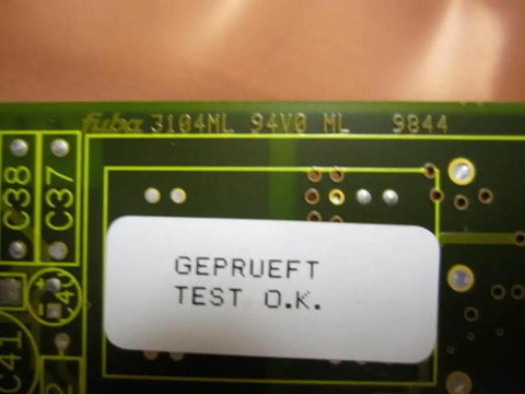 Close-up of Single Slave Interface Circuit Board DBS03.1-FW FWC-DBS3.1-CI1-02VRS-NN with test label visible