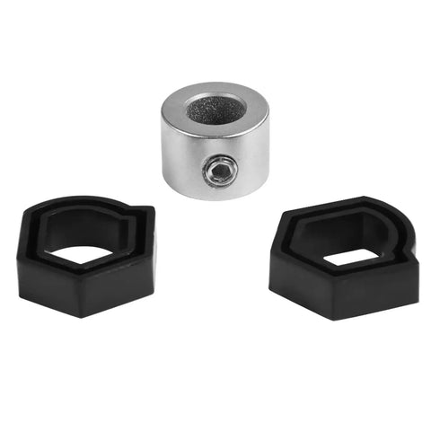 Durable 35mm Concealed Hinge Jig and Boring Hole Drill Guide Set for Woodworking Built From Engineering Plastic, components shown