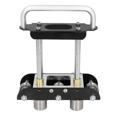 Workhorse Sheet Metal Bending Tool for 0-90 Degree Angles featuring roller bender, hand brake, and easy height adjustment for metal sheets