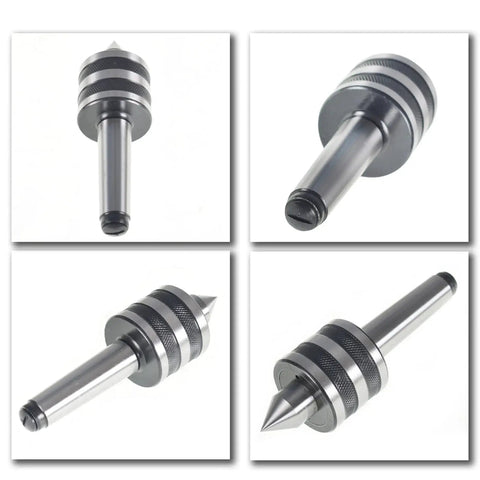 MT3 Live Tailstock Center For High Speed CNC Turning Medium Duty 60 Degree Point 3MT Taper 4000 RPM Max Hardened Steel