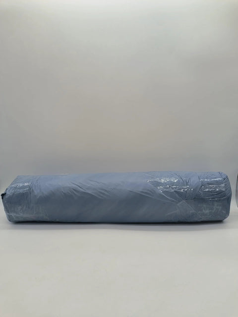 Ceramic fiber insulation blanket roll, blue-wrapped with aluminum foil facing, 1x0.61 m, 10 mm thick