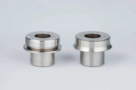 Bead Roller Pro Grade Radius Die Set for Metalworking, Cr12 steel round over dies shown, includes 5/16 and 1/2 inch radii
