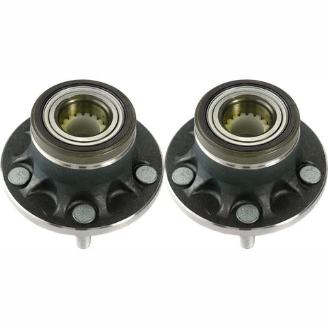 Front view of Rear Wheel Bearing And Hub Assembly 2 Pack For Transit Connect 2010 2011 2012 2013 Fits Rear Axle Direct Fit Replacement