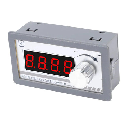 Digital Potentiometer 10K With 4 Digit LED Display Programmable Potentiometer For DC Speed Controllers PLC Inverters Real Time Output