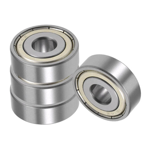 4-pack deep groove ball bearings 1614ZZ, chrome steel, 9.5x28.5x9.5mm for lawn cart wheels