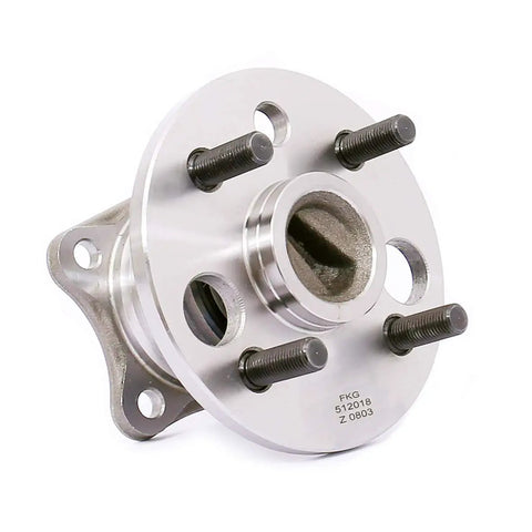 Rear Wheel Bearing Hub Assembly That Fits Toyota Corolla 1993 2002 Chevy Prizm 1998 2002 Geo Prizm 1993 1997, 4-lug, front view
